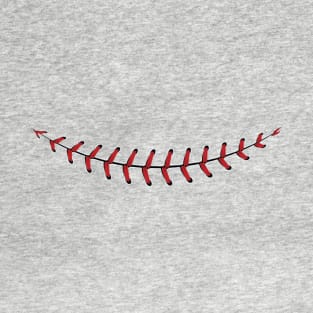 Baseball Lace smile T-Shirt